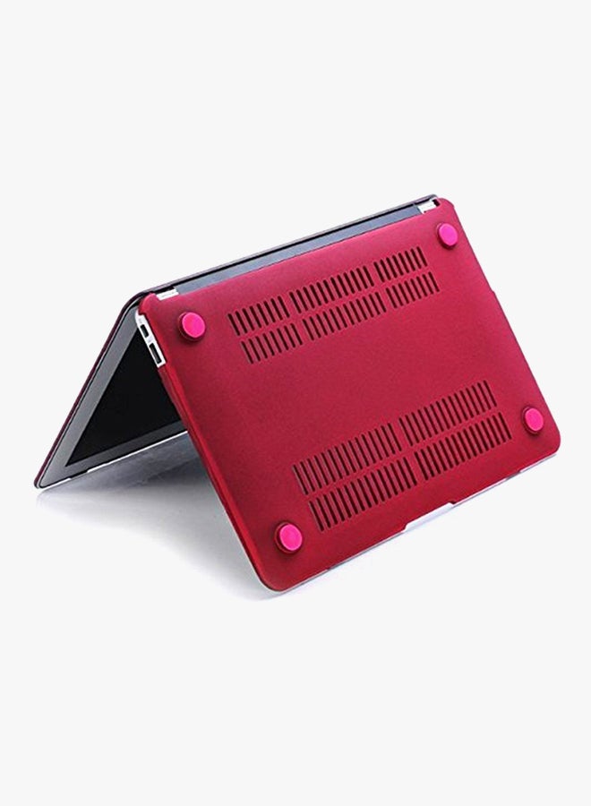 Generic - Protective Case Cover For Apple MacBook A1534 12-Inch With Retina Display Wine Red - Image 1