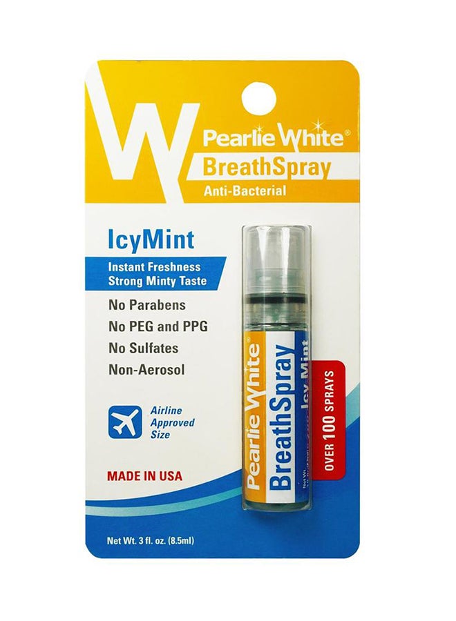 Pearlie White Icy Mint Breathe Spray 8.5ml