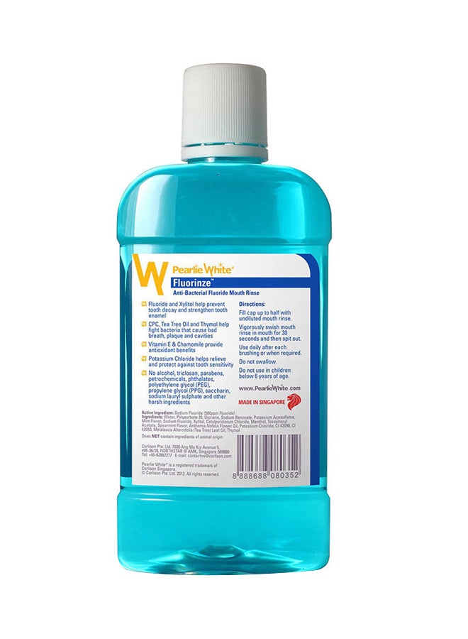 Pearlie White Fulorinze Mouth Wash 500ml - Image 2