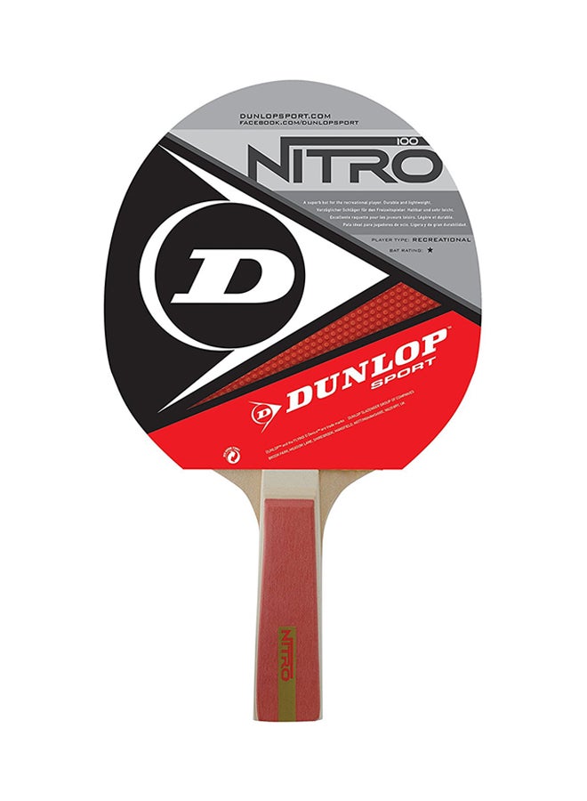 DUNLOP - Nitro 100 Table Tennis Bat 10inch - Image 1