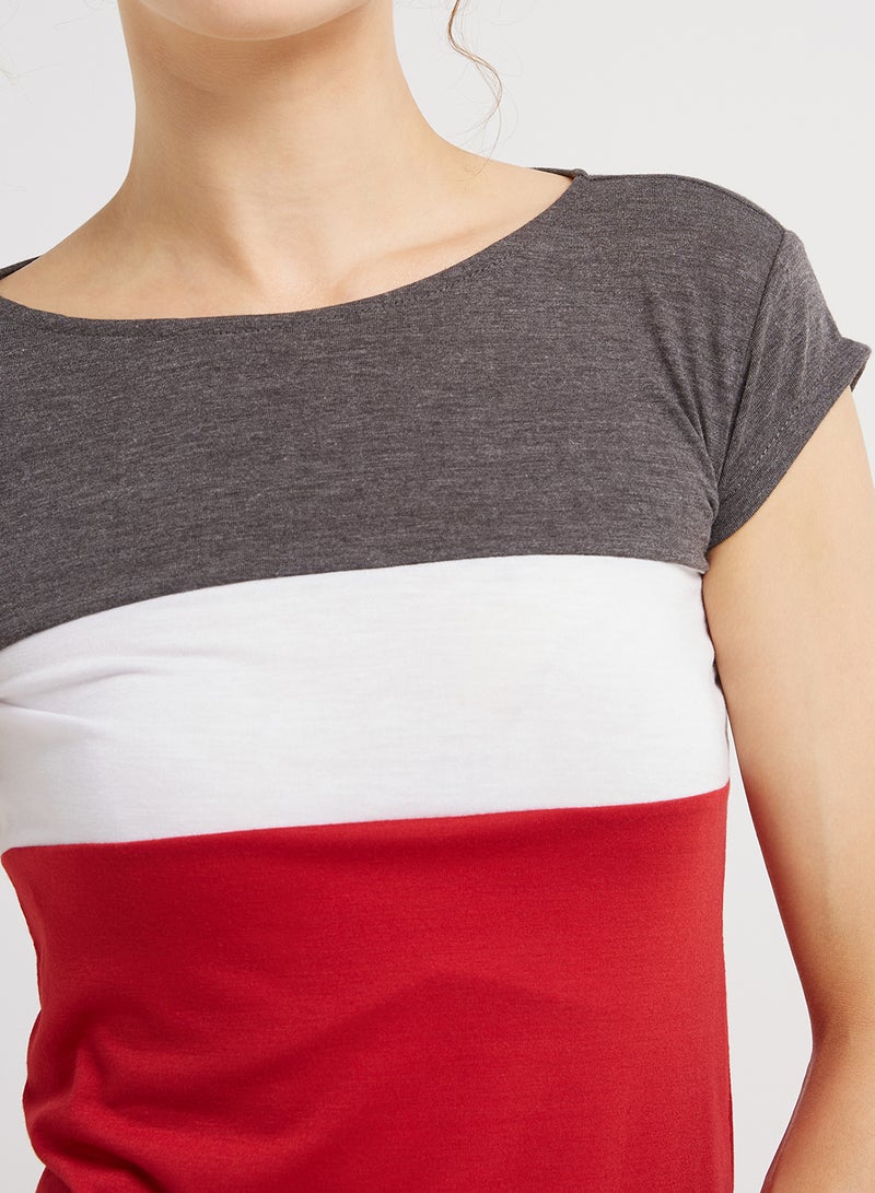 Golden Apple Horizontal Stripe Top Multicolour - Image 4