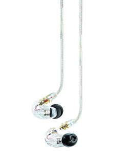 SE215 Sound Isolating Earphones With 3.5mm Cable, Remote And Mic Clear/Black