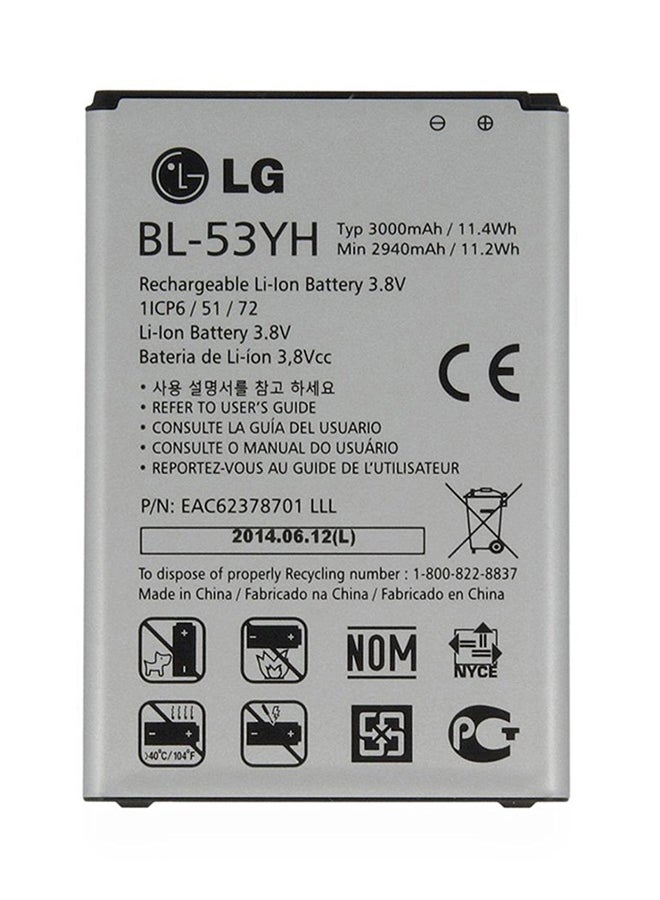 Replacement Battery For LG G3 White