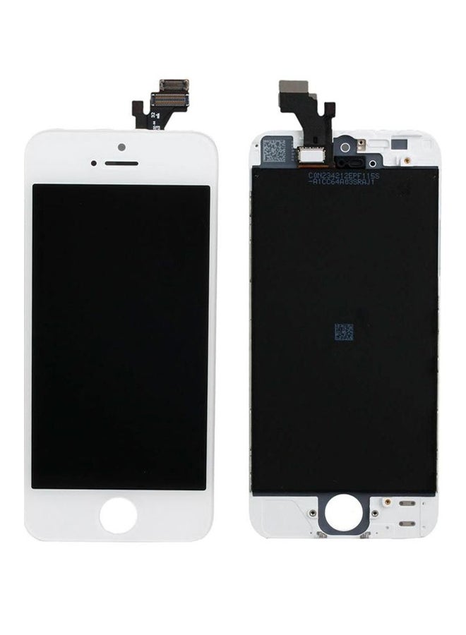 Generic - Replacement LCD Touch Screen For Apple iPhone 5 White - Image 1