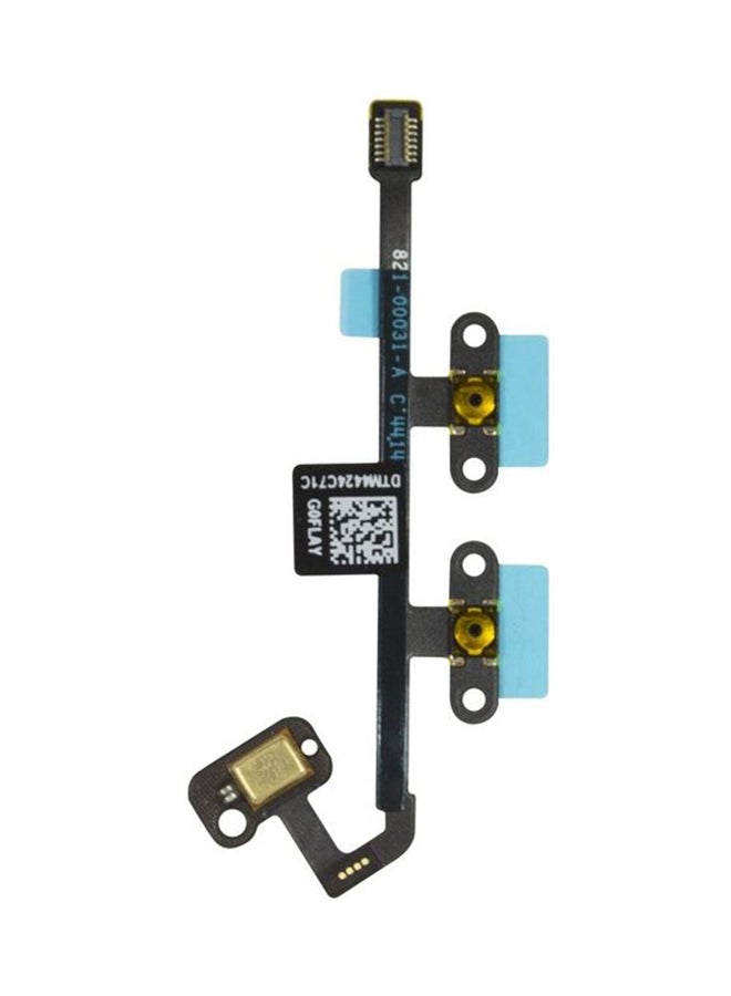 كابل مرن مسطح لأزرار التحكم بالصور لجهاز أبل آيباد إير 2 الأسود / الأزرق