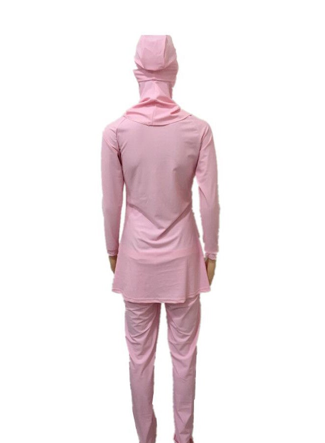 ملابس سباحة إسلامية بوركيني وردي - Image 2