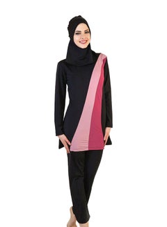 ماركة غير محددة ملابس سباحة إسلامية بوركيني أسود  - Image 1