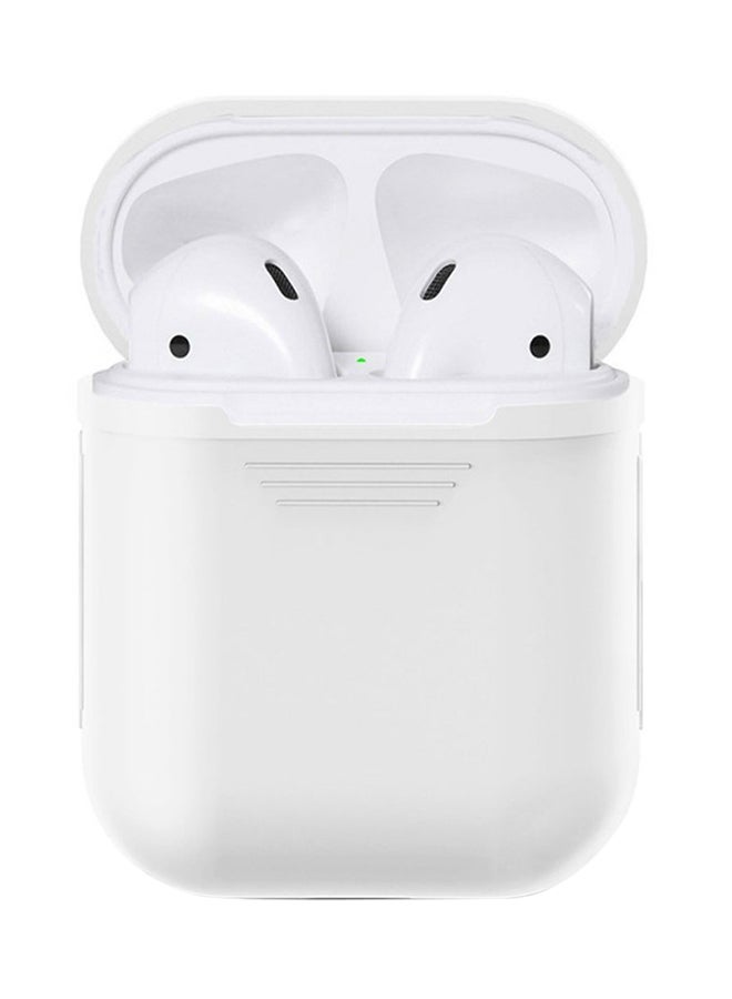 Protective Charging Case Cover For Apple AirPods White - Image 1