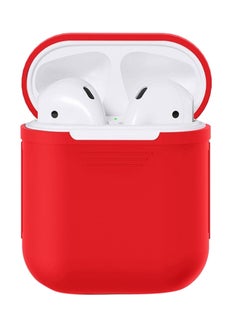 Shock Proof Protective Charging Case Cover For Apple AirPods Red