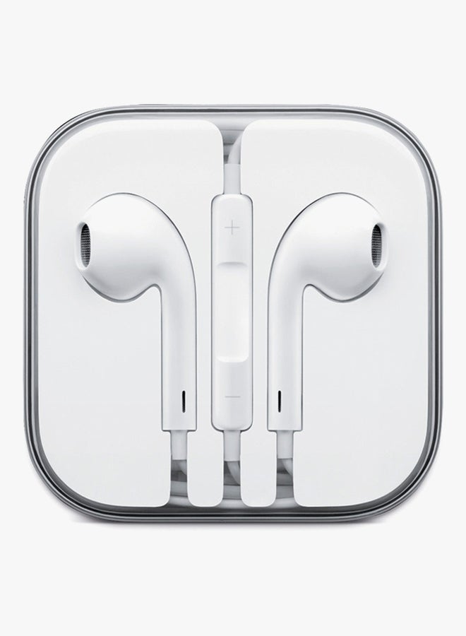 Generic In-Ear Headphone With Remote White  - Image 2
