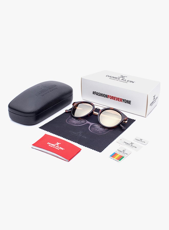 دانيل كلاين نظارة شمسية بإطار دائري وعدسات مستقطبة للنساء - Image 3