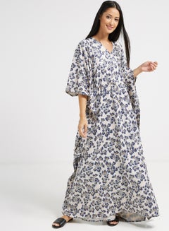 Floral Printed Kaftan Multicolour