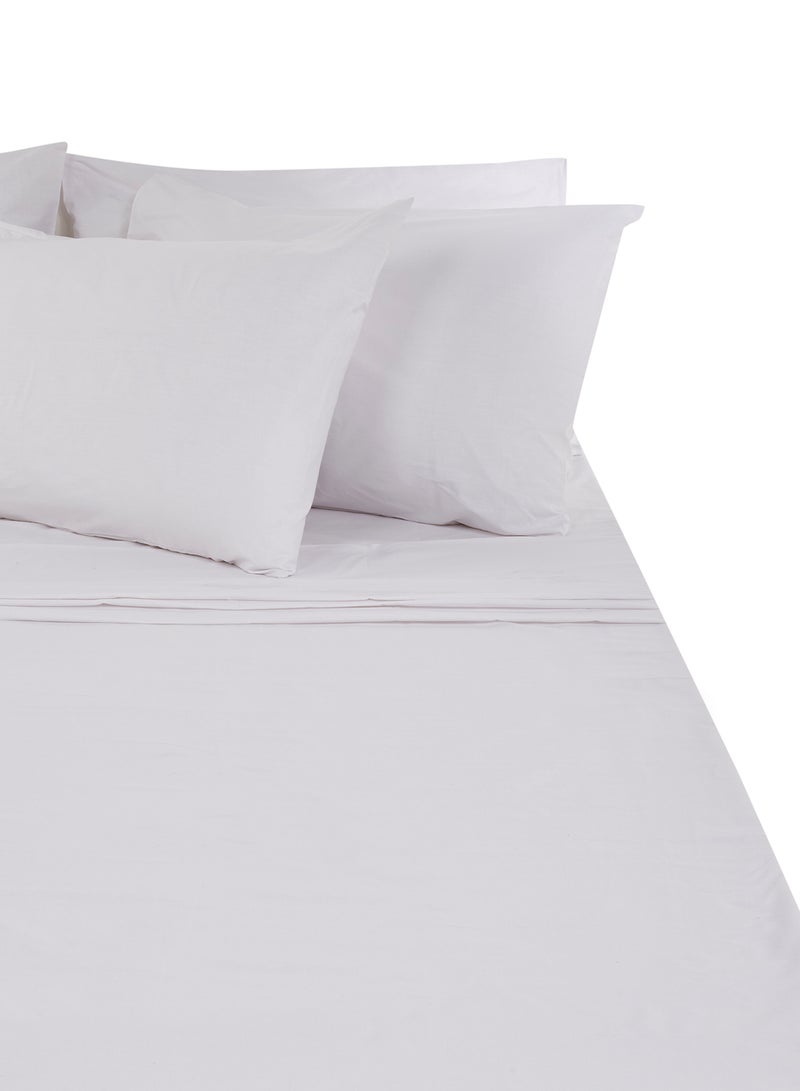 وايت روز طقم شراشف سرير ذهبي اللون مكوّن من 6 قطع مزيج القطن أبيض - Image 3