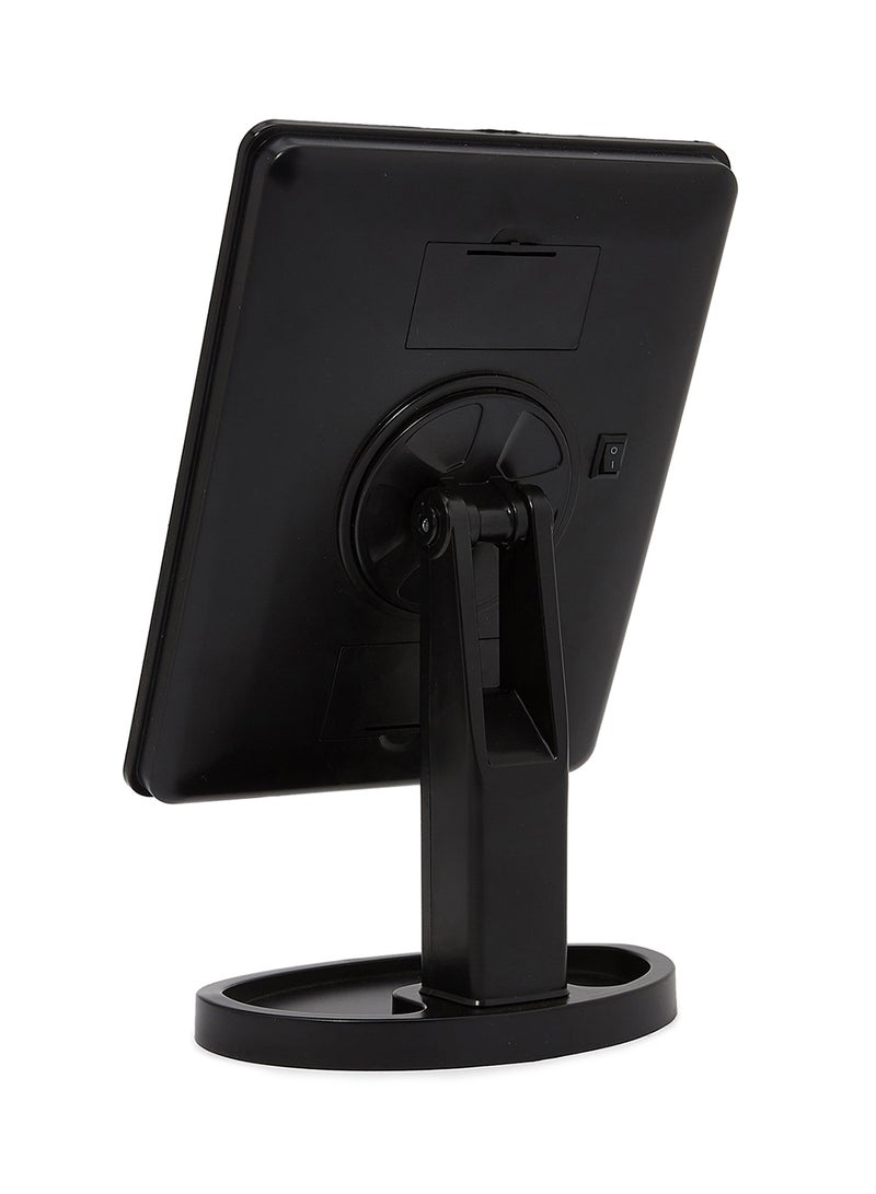 Generic - Makeup Mirror With Built In LED Lights Black - Image 1