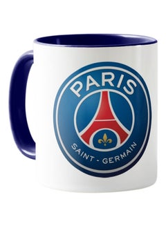 Mug With Design Paris Saint Germain White & Blue