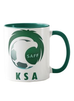 Saudi Arabia Saff Printed Mug Dark Green & White - v1528106710/N15032545A_1