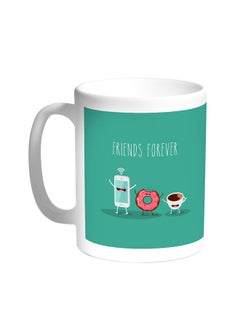 Decalac Friends Forever Printed Coffee Mug White 