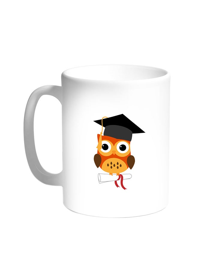 Graduation - Owl Picture Printed Coffee Mug White