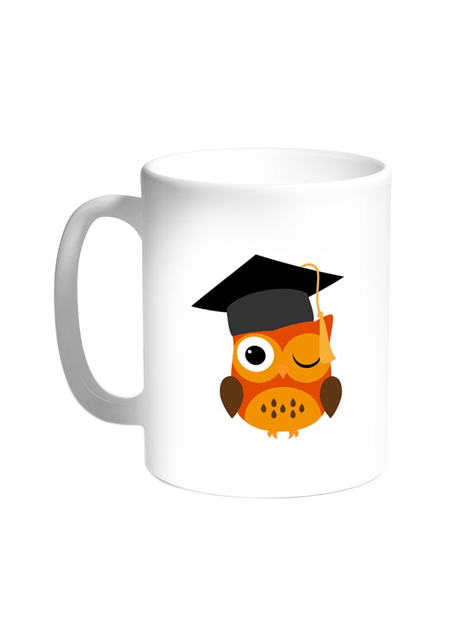 Decalac Graduation - Owl Picture Printed Coffee Mug White