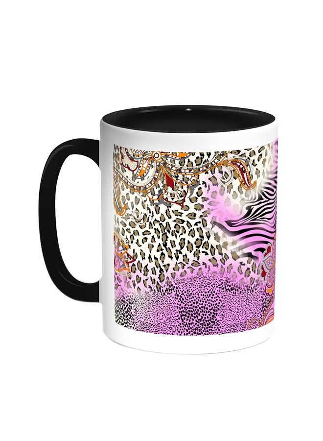 ديكالاك قدح قهوة - رسوم فنية أسود/ أبيض