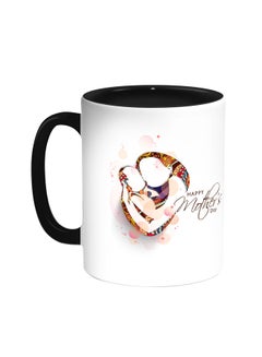 Decalac Happy Mother's Day Printed Coffee Mug Black/White 