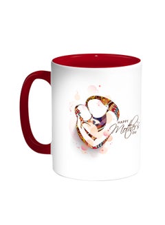 Decalac Happy Mother's Day Printed Coffee Mug Red/White 