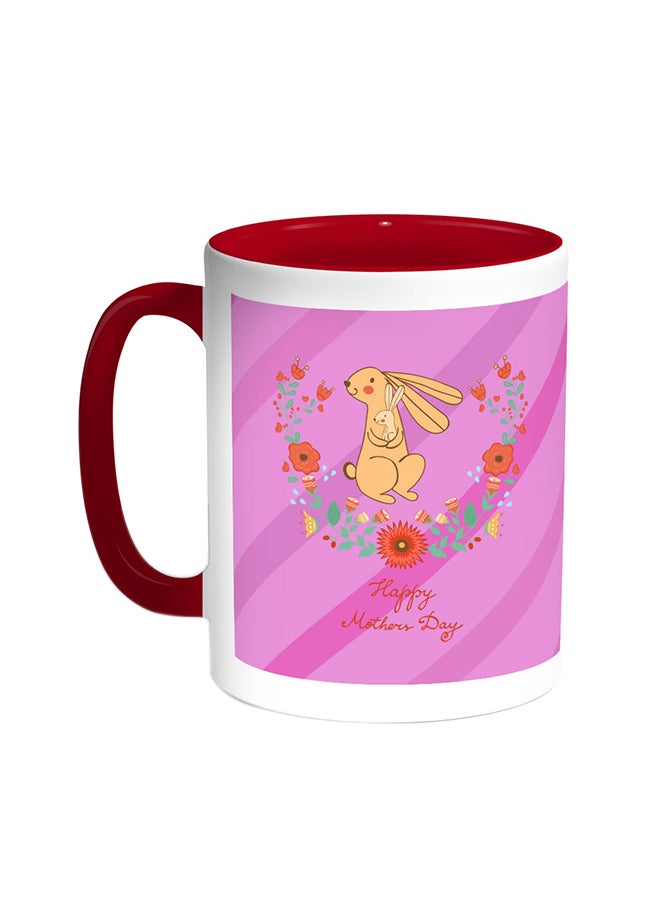 Happy Mother's Day Printed Coffee Mug Red/White - v1528111076/N15109754A_1