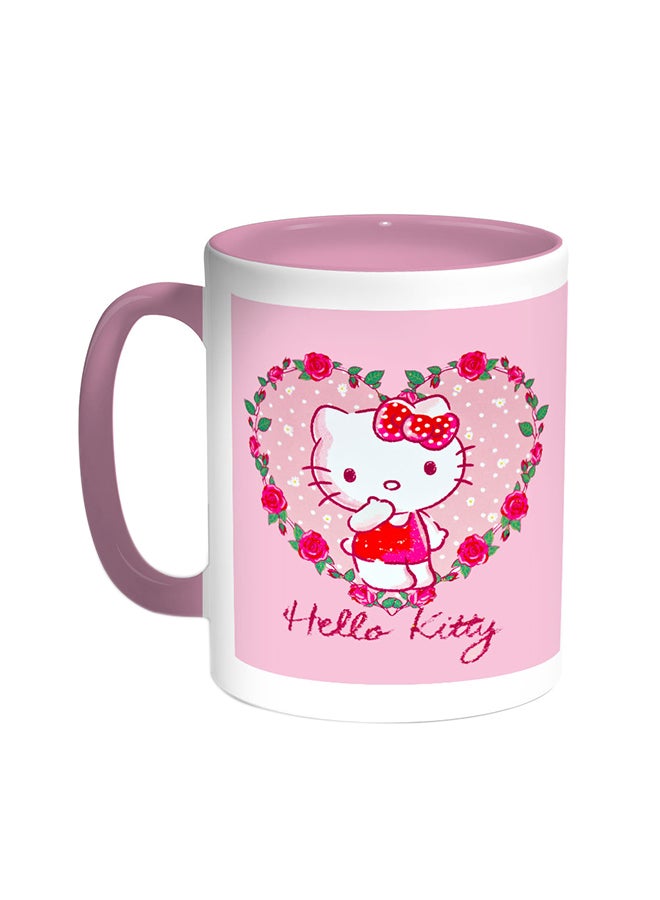 Hello Kitty Printed Coffee Mug Pink/White