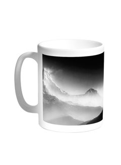Decalac High Mountains Printed Coffee Mug White 
