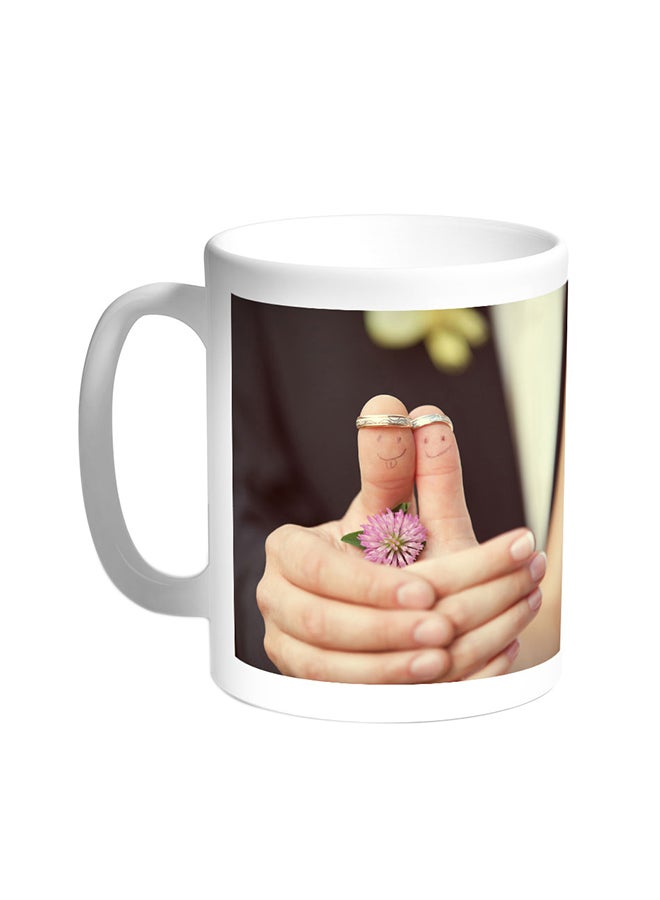 Decalac Joy Of Bride Printed Coffee Mug White