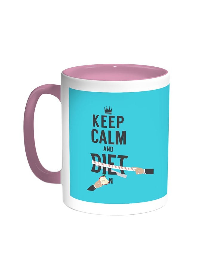 قدح قهوة - كيب كالم أند دايت وردي/أبيض