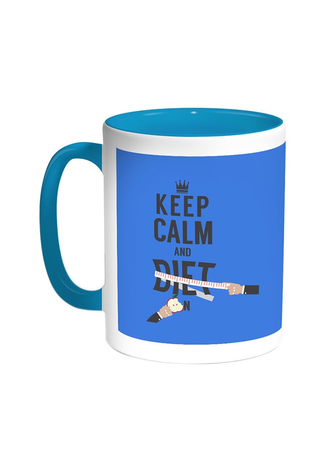 ديكالاك قدح قهوة - كيب كالم أند دايت تركواز/أبيض