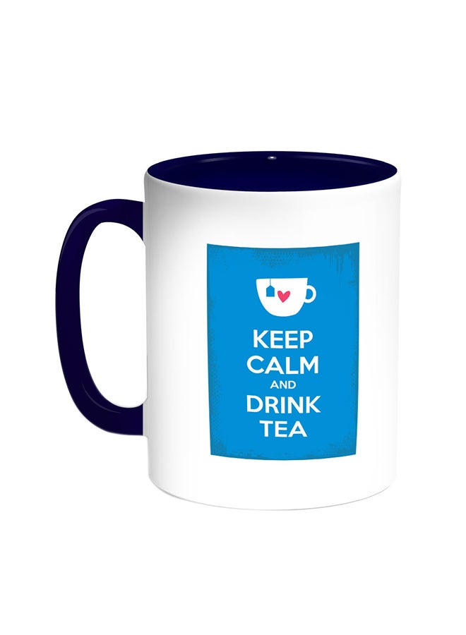 ديكالاك قدح قهوة - كيب كالم أند درينك تي أزرق/ أبيض