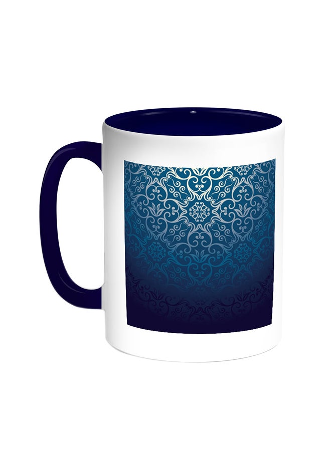 ديكالاك قدح قهوة - دمية على شكل الجسم البشري أزرق/ أبيض