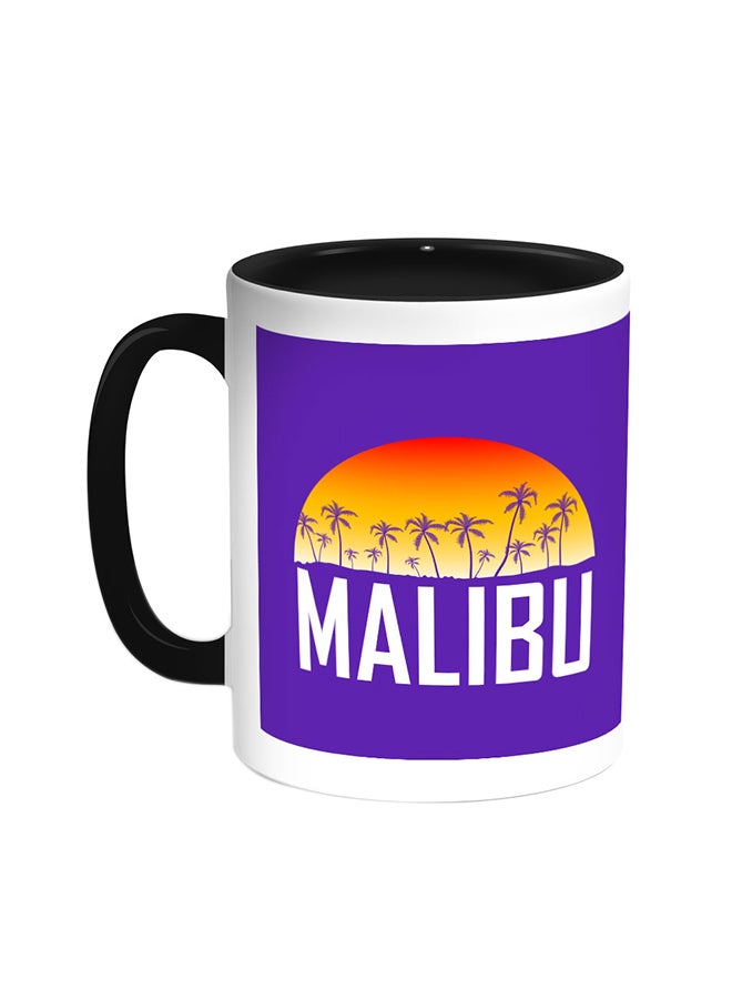 ديكالاك قدح قهوة - ماليبو أسود/ أبيض