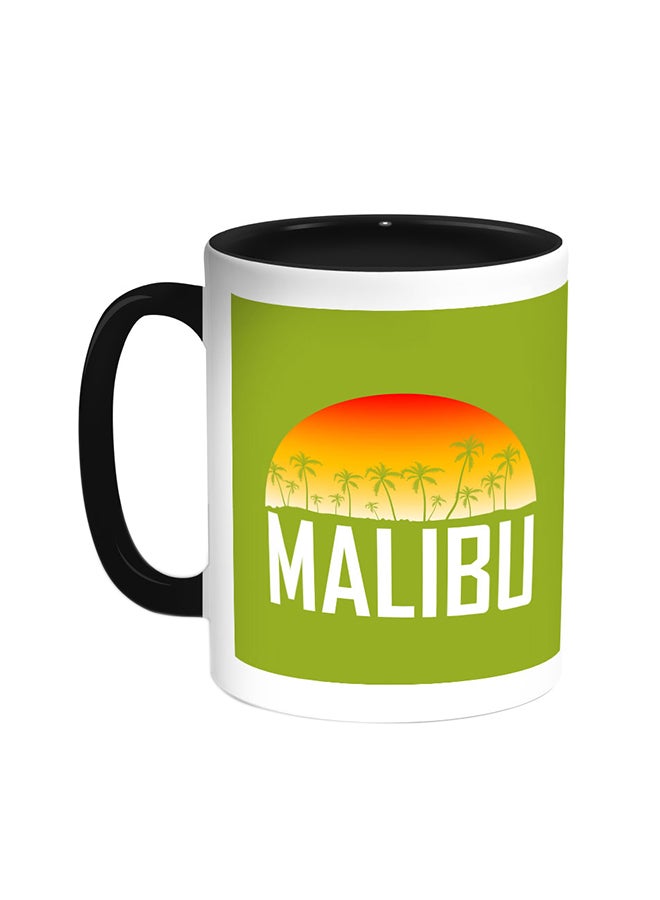 قدح قهوة - ماليبو أسود/ أبيض