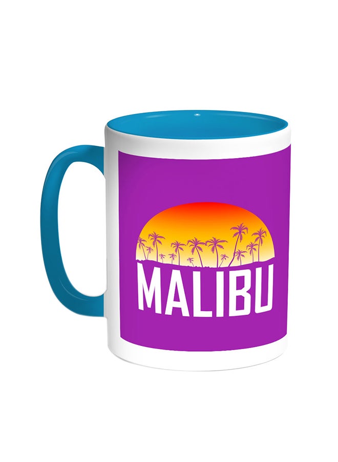 ديكالاك قدح قهوة - ماليبو تركواز/أبيض