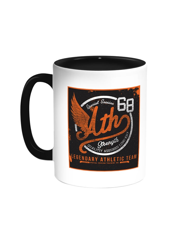 قدح قهوة - الشعارات القديمة أسود/ أبيض