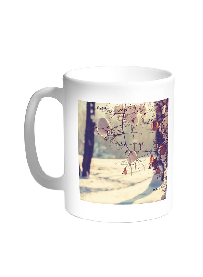 Painting - Cotton Tree Printed Coffee Mug White