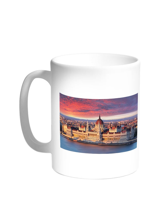 Decalac Painting - Paris Printed Coffee Mug White