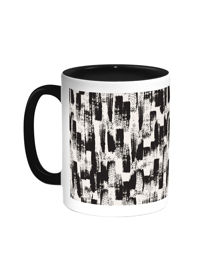 Decalac Painting Printed Coffee Mug Black/White