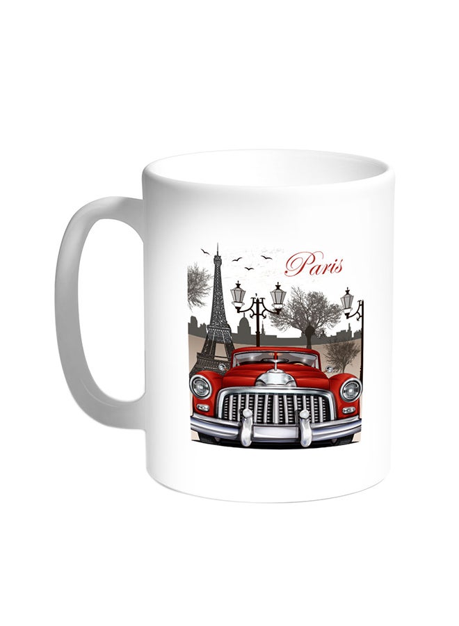Decalac Paris Printed Coffee Mug White