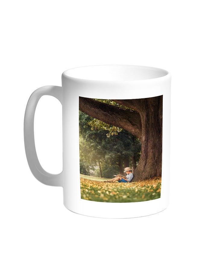 ديكالاك قدح قهوة - القراءة في الطبيعة أبيض