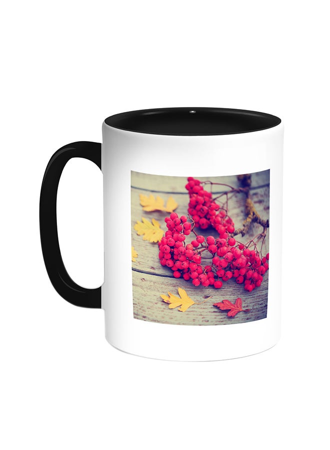 ديكالاك قدح قهوة - شجرة التوت أسود/ أبيض