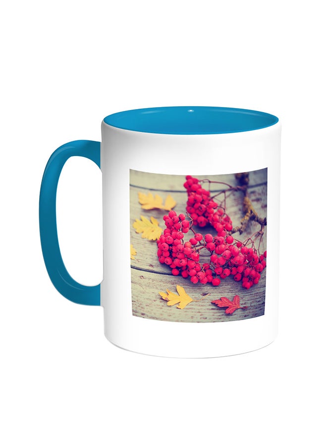 ديكالاك قدح قهوة - شجرة التوت تركواز/أبيض