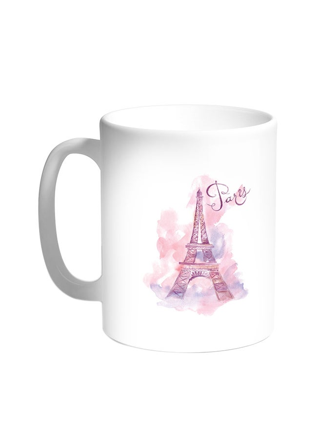 Decalac Romantic - Paris Printed Coffee Mug White