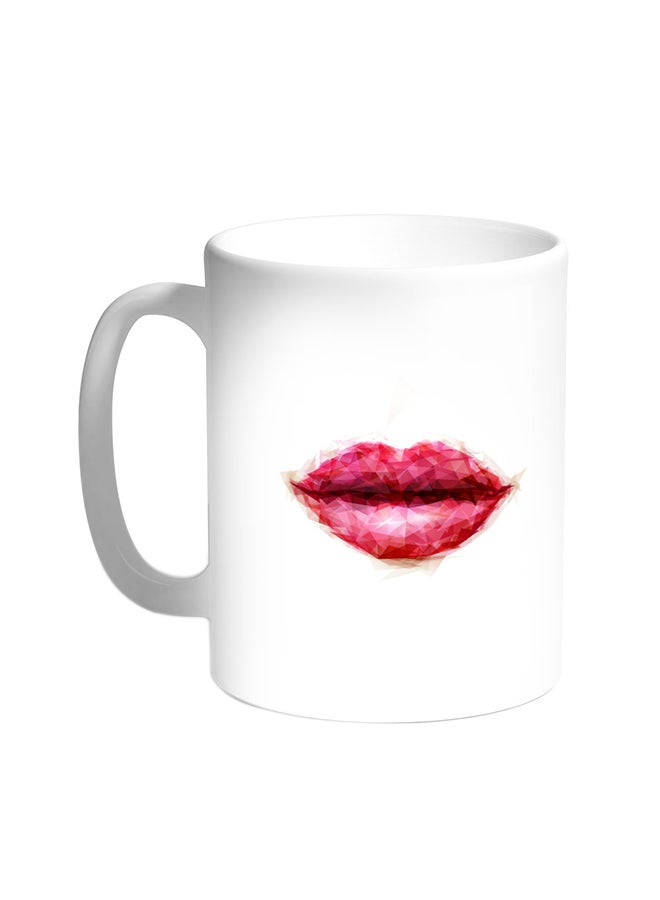 Romantic Printed Coffee Mug White