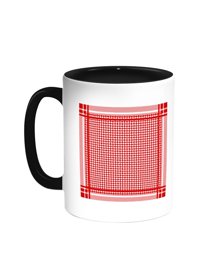 ديكالاك قدح قهوة - شماغ أسود/ أبيض