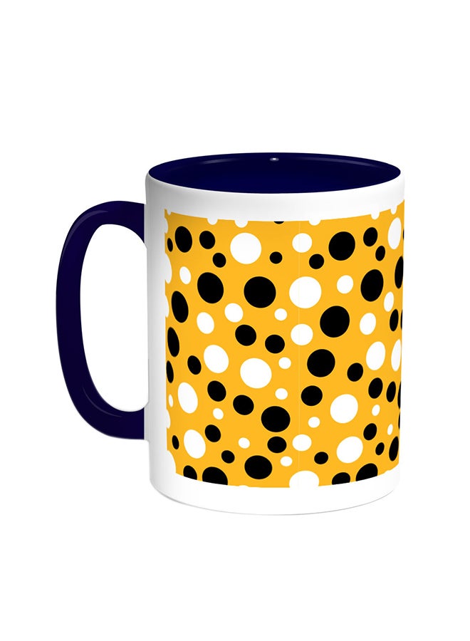 Decalac Small And Big Balls Printed Coffee Mug Blue/White