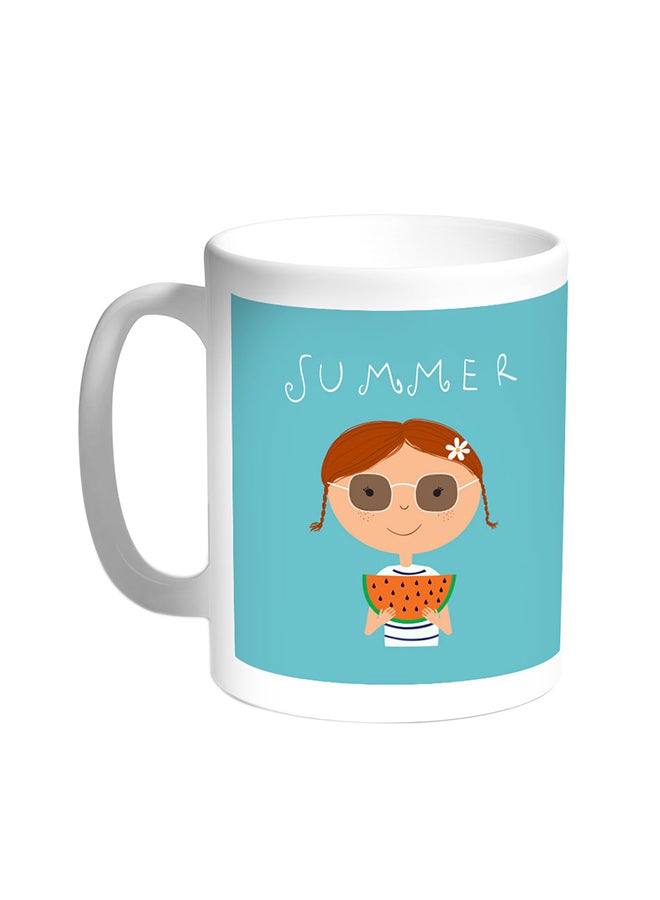 قدح قهوة - سمر سيزون أبيض